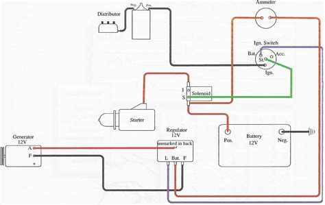 delco  volt starter wiring diagram