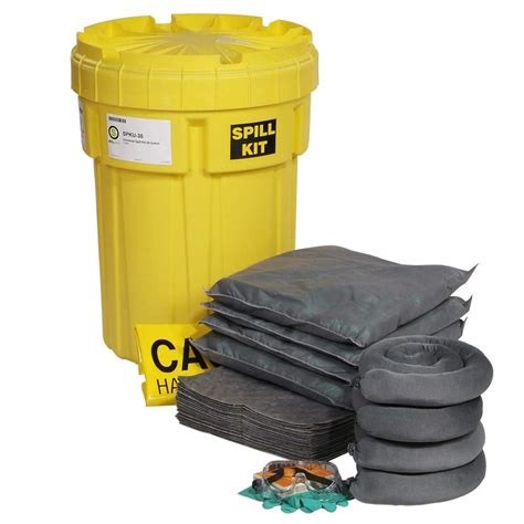 spilltech universal overpack salvage drum spill kit  gallon