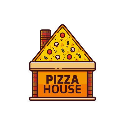 pizza logo vector art icons  graphics