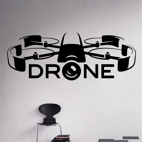 buy air drone wall vinyl decal quadcopter wall sticker aircraft home wall art