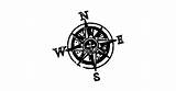 Compass Nautical Vintage Template Coloring sketch template