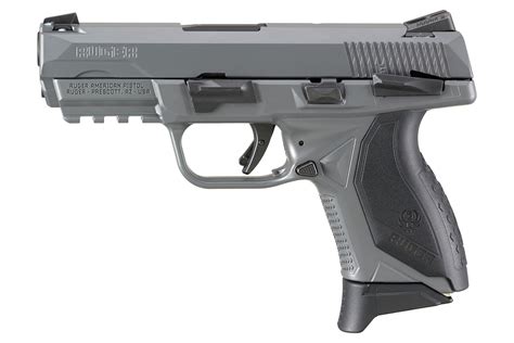 ruger american pistol compact  acp pistol  manual safety  gray cerakote finish