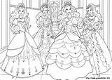 Barbie Princess Coloring Pages Getdrawings sketch template