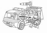 Coloring Lego Fireman Pages Fire Printable Firetruck Duplo City Kids Tallennettu 4kids Täältä sketch template