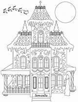 Gingerbread Coloring House Pdf Pages Christmas Colouring Breathtaking Adult Printable Houses Color Favecrafts Sheets Template Printables Choose Board Easter sketch template