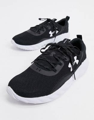 armour training charged trainers  black asos