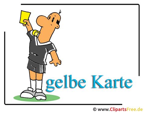 yellow card soccer clipart