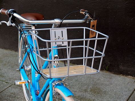 electra wood alloy fixed mount basket   brooklyn willow bike basket beautiful bike basket