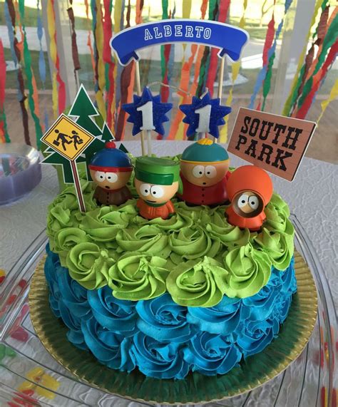 south park birthday cake