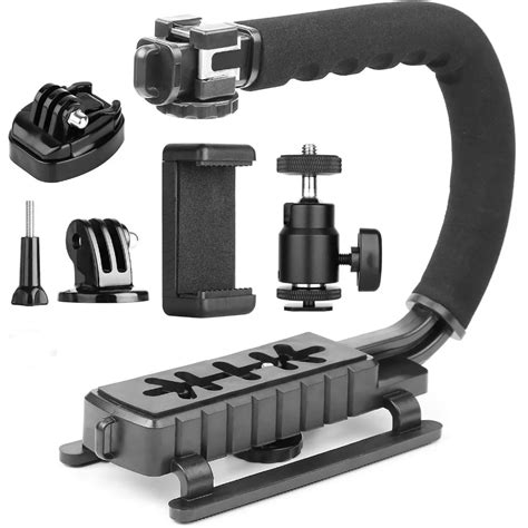 camera stabilizer handle grip    camcorder action camera smartphone dslr camera handle