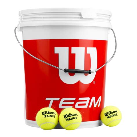 buy wilson team  trainer  dozen bucket special edition  tennis point