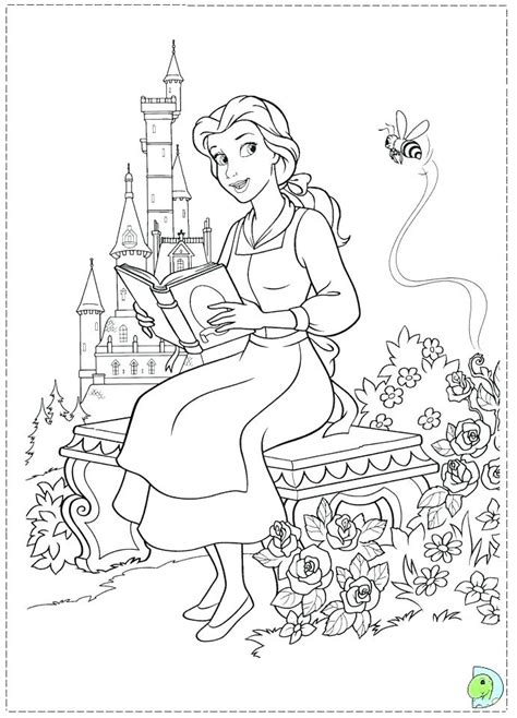 beauty   beast christmas coloring pages  getcoloringscom