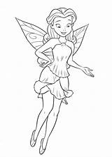 Fairy Coloring Rosetta Pages sketch template