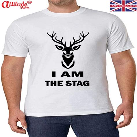 Stag Night T Shirts I Am The Stag T Shirts Groom T Etsy Uk