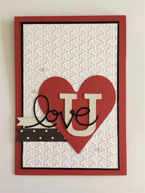 Stamping Up Cards Valentine Valentines Card Stampin Up Craftiness