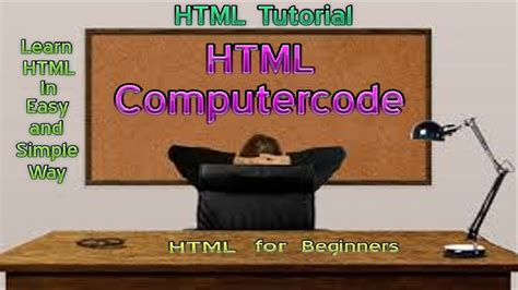 html computercode html tutorial part  youtube
