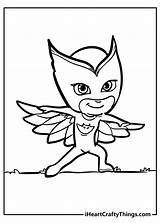 Owlette Colouring Amaya Pjmasks Iheartcraftythings sketch template