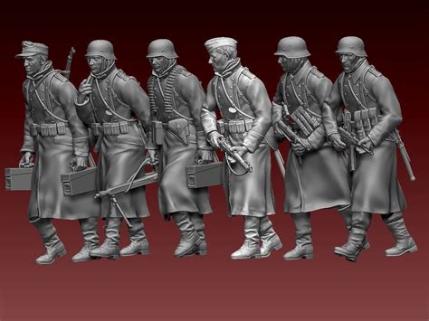 3d Print Model Ww2 German Soldiers Cgtrader