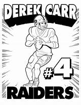Raiders Rams Carr sketch template