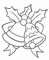 Christmas Coloring Pages Stencils Campanas Bells Navidad Drawing Templates Para Google Bordado Dibujos Navideñas Patterns Manualidades Sheets Kids Kerst Colors sketch template