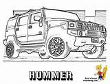 Coloring Pages Hummer Car Cars Sheets Cool Yescoloring Print Choose Board sketch template
