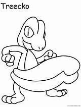 Coloring4free Treecko sketch template