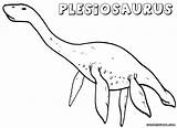 Plesiosaurus Colorings sketch template