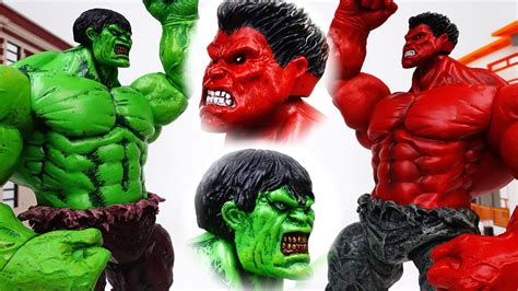 Scary Red Hulk Escaped~ Red Hulk Vs Incredible Hulk