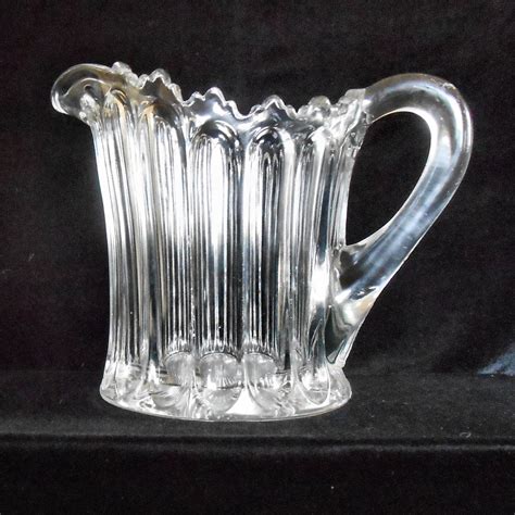 Fostoria Antique Pressed Glass Large Water Pitcher In The