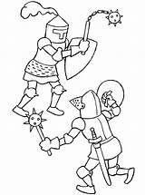 Coloring Pages Knights Coloringpages1001 sketch template