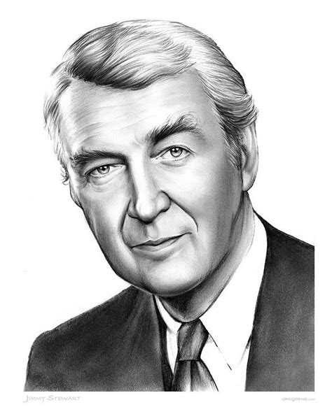 Jimmy Stewart Is A Drawing By Greg Joens Which Was Uploaded On June 9th