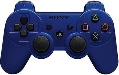 sony playstation ps dualshock  controller blue  playstation computer  video