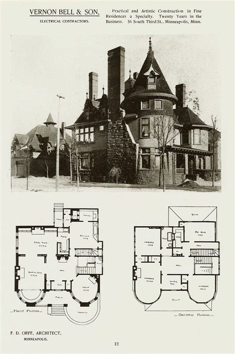 eej tooker plan jpg  pixels vintage house plans victorian house plans house