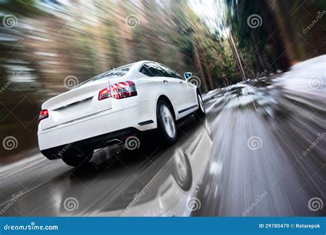 fast moving car stock image image  transport countryside