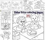Coloring People Little Price Pages Fisher Printable Colouring Color Printcolorcraft Birthday Choose Board sketch template
