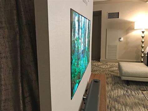 Lg’s W7 Wallpaper Oled Almost Blends Into A Wall With Magnets