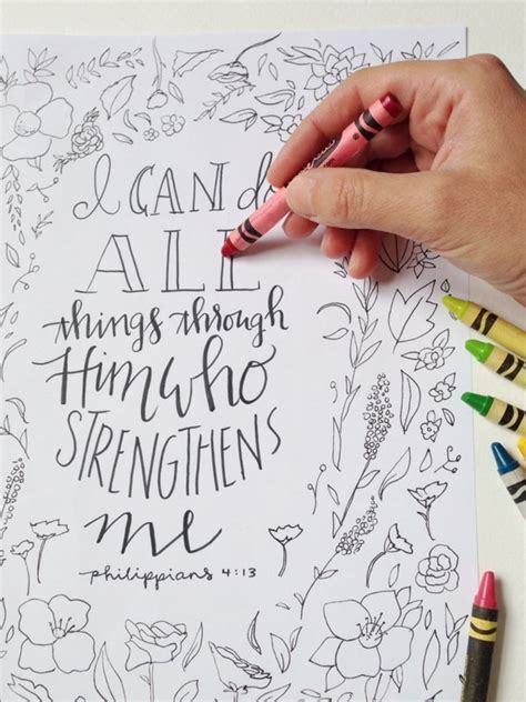 coloring sheet instant   philippians  hand