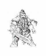 Dwarf Warrior Drawing Deviantart Fantasy Dwarves Character Dnd Getdrawings Orig01 sketch template