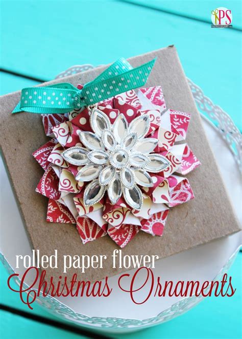 Rolled Paper Homemade Christmas Ornaments Positively