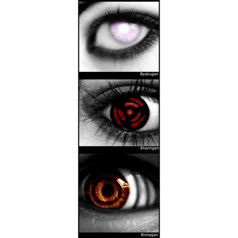 naruto eyes  heatherxfacex   polyvore featuring beauty