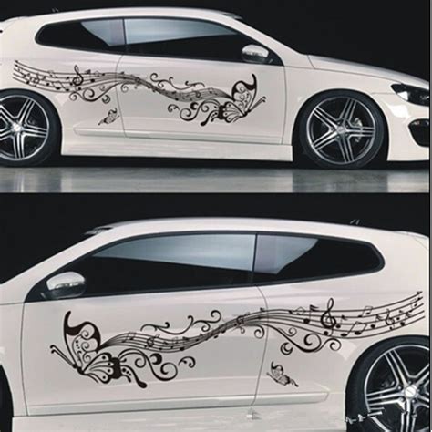 car stickers and decals flower butterfly car body sticker custom auto