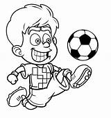 Football Coloring Pages Kids Print sketch template