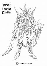 Coloring Gi Yu Oh Pages Luster Soldier Print Color Yugioh Printable Exodia Lineart Colouring Drawing Monster Monsters Manga Hellokids Drawings sketch template