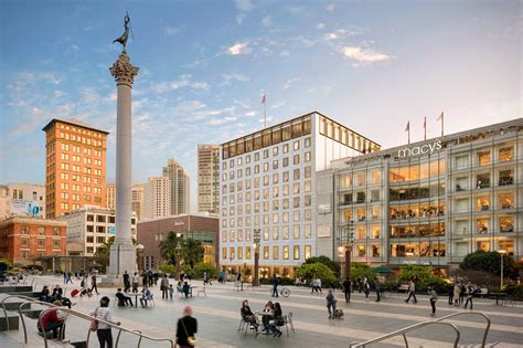 renderings show renovation   geary street union square san francisco