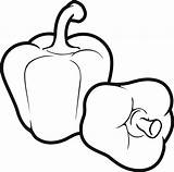 Coloring Pages Vegetable Vegetables Bestcoloringpagesforkids sketch template