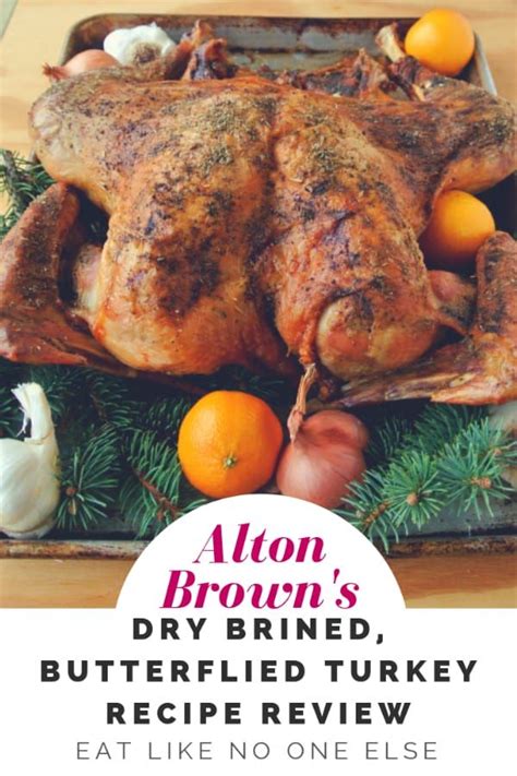 Alton Brown S Butterflied Dry Brined Turkey Dry Brine