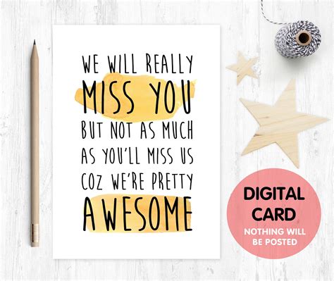 printable funny goodbye cards  coworkers aulaiestpdm blog