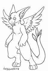 Fursuit Lineart Fursona Anthro Fursuits sketch template