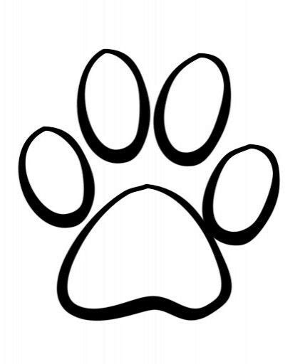 tiger print template paw print clip art cat paw print tattoo dog