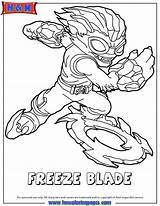 Skylanders Swap Freeze Designlooter Coloringhome Skylander Getdrawings sketch template
